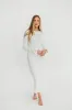 Mason Bow Tie Sweater Maxi Dress in Ivory sold by Worth Collective