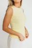 Mila Knit Top in Butter Yellow - Nursing Friendly sold by Worth Collective