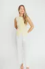 Mila Knit Top in Butter Yellow - Nursing Friendly sold by Worth Collective