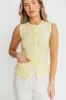 Mila Knit Top in Butter Yellow - Nursing Friendly sold by Worth Collective