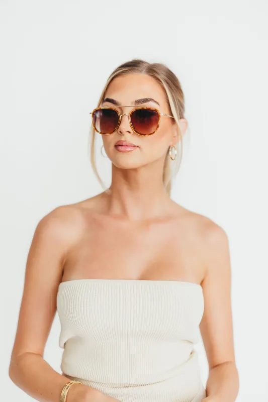 Weston Acetate Round Sunglasses in Light Tortoise/Brown made by FREYRS