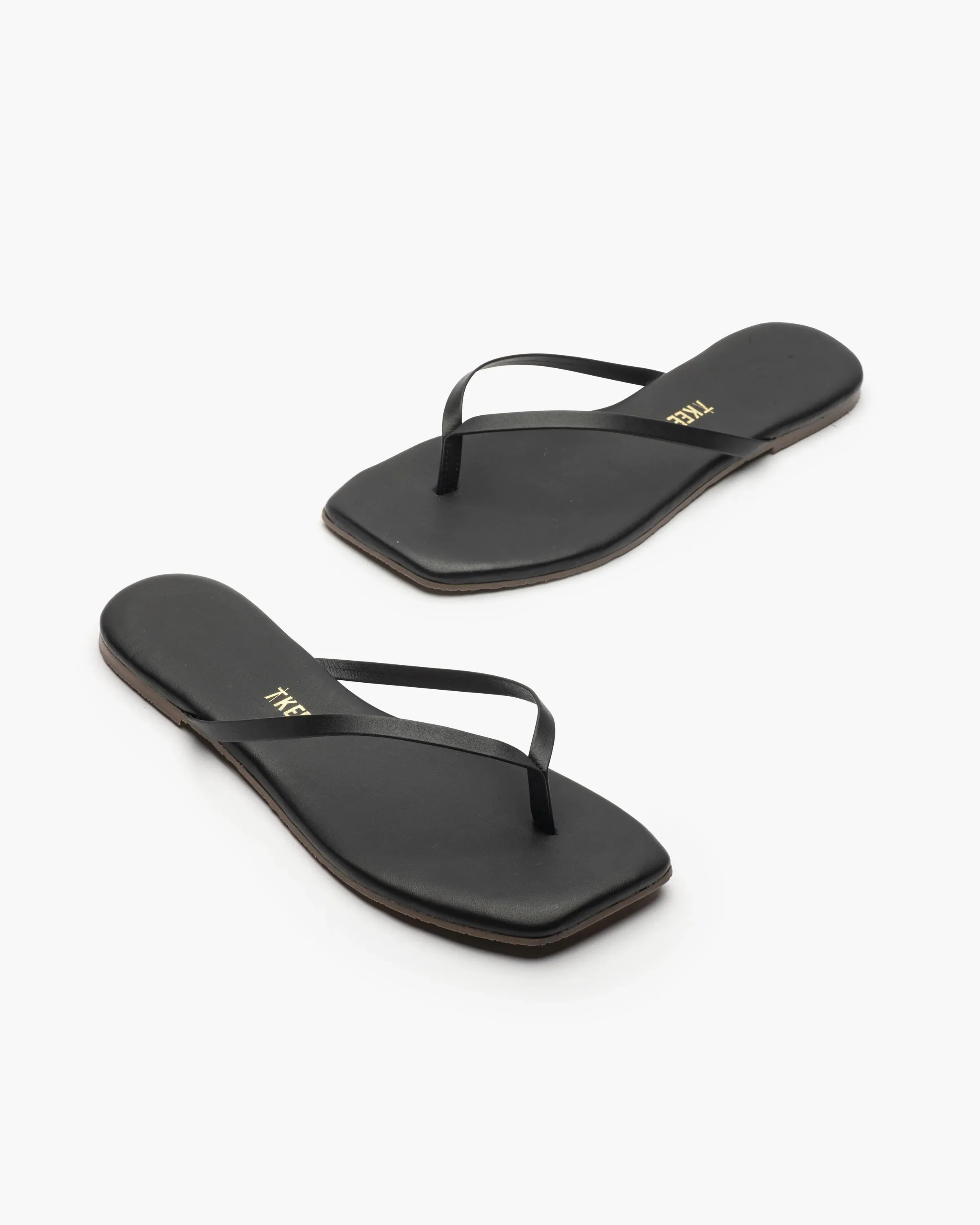 Tkees Square Toe Flip Flop Sandal in Black sold by Worth Collective product image thumbnail 4