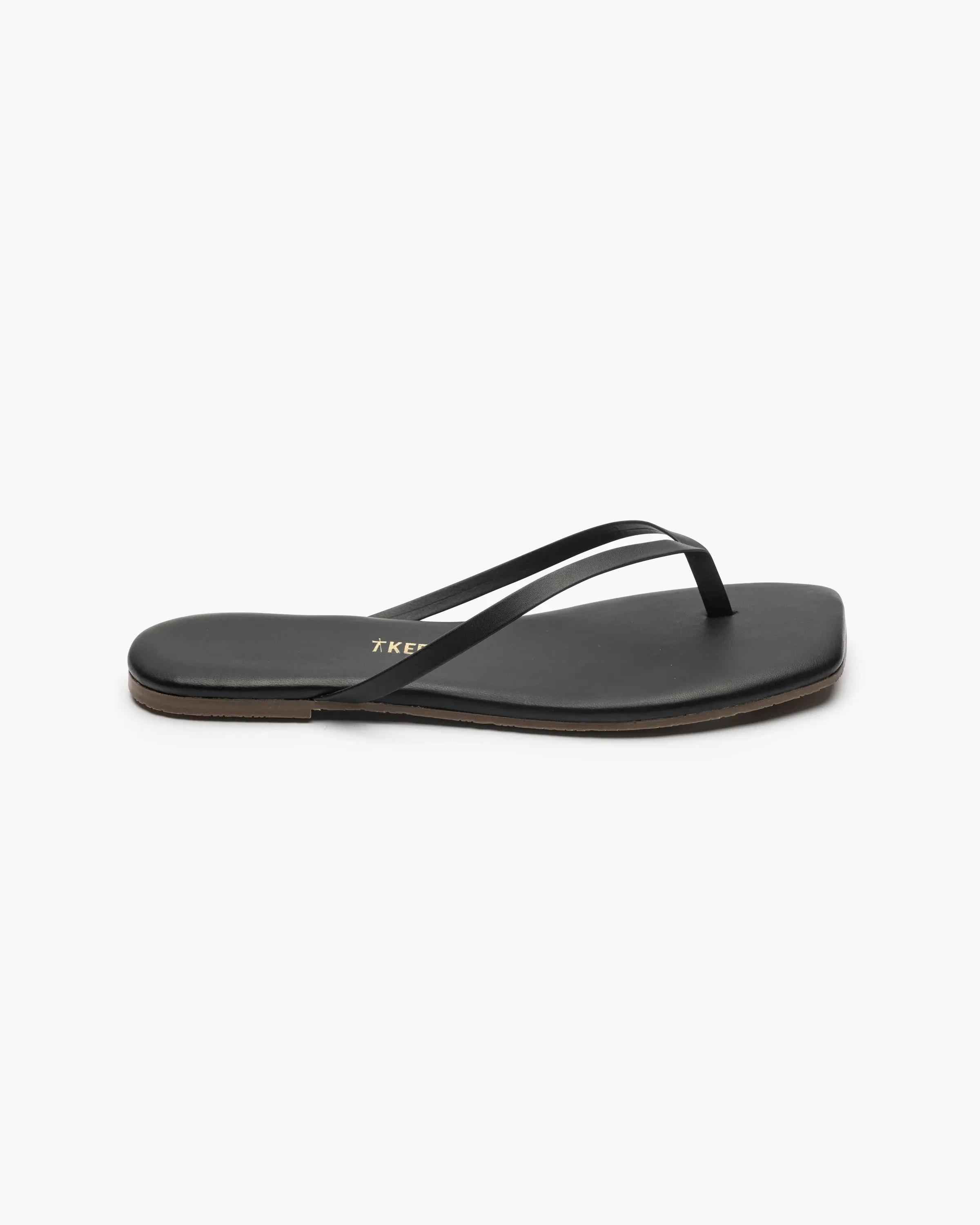 Tkees Square Toe Flip Flop Sandal in Black sold by Worth Collective product image thumbnail 5