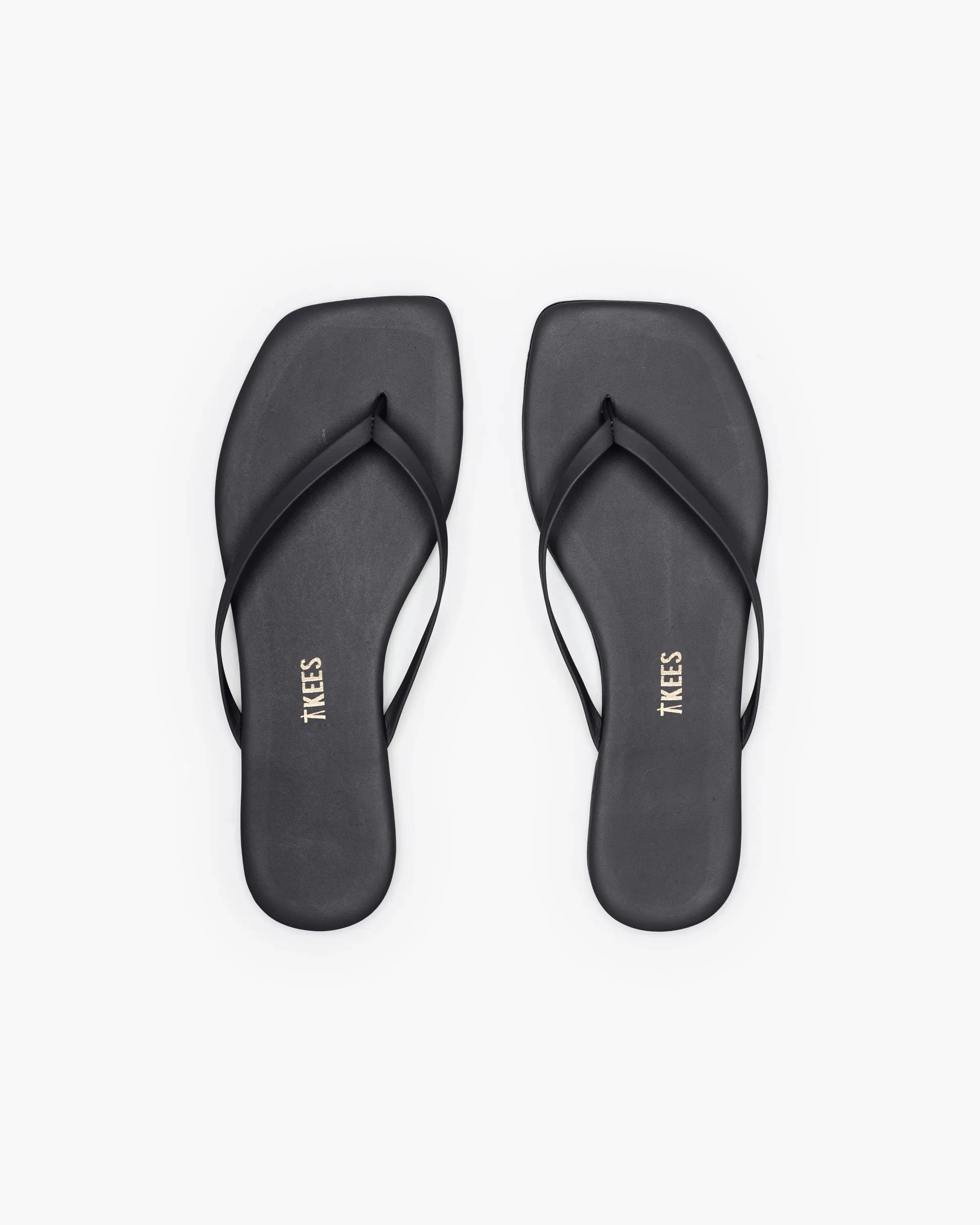 Tkees Square Toe Flip Flop Sandal in Black sold by Worth Collective product image thumbnail 2