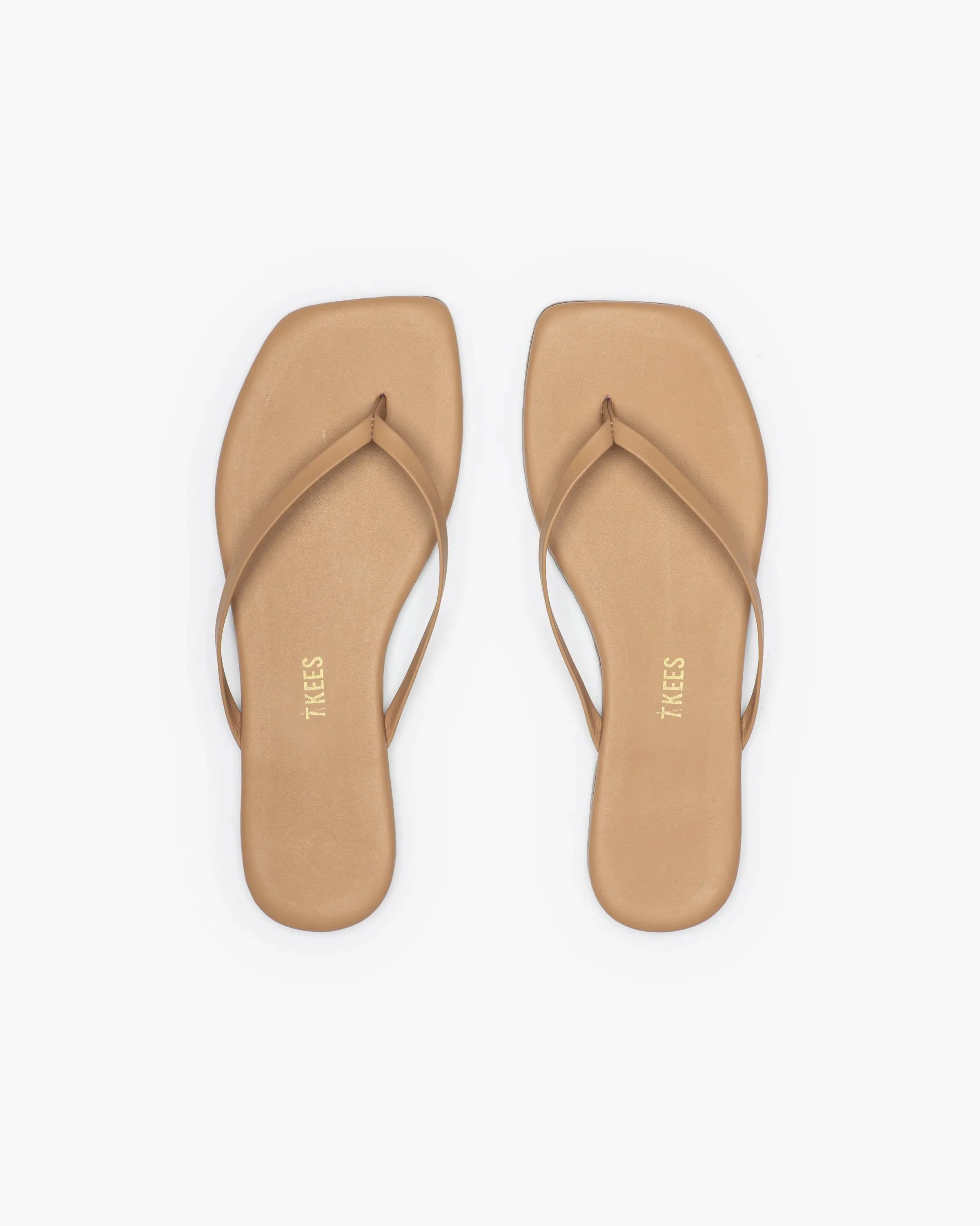 Tkees Square Toe Flip Flop Sandal in Cocobutter sold by Worth Collective product image thumbnail 3