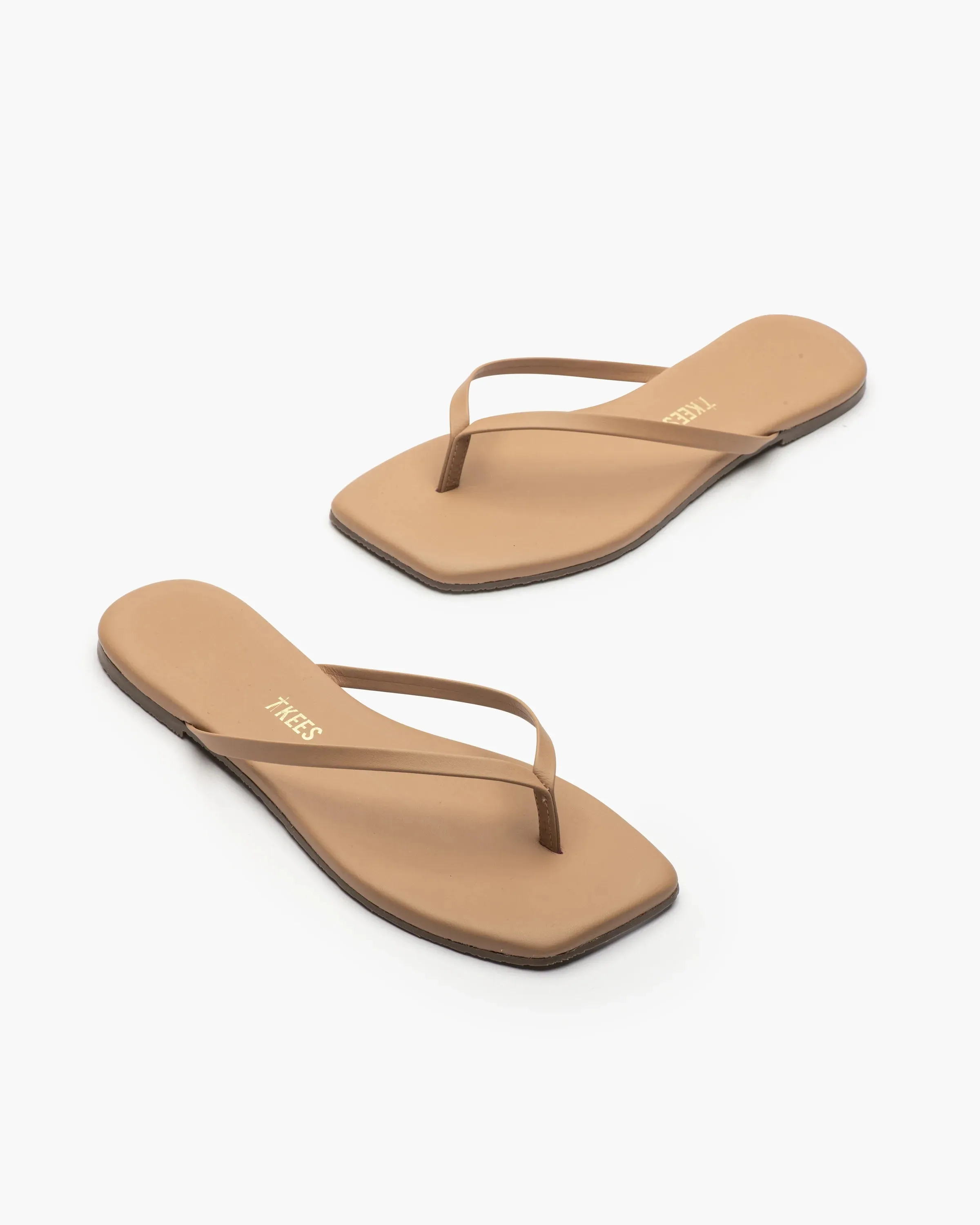 Tkees Square Toe Flip Flop Sandal in Cocobutter sold by Worth Collective product image thumbnail 2
