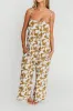 Leilani Geo Print Jumpsuit in Olive sold by Worth Collective