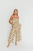 Leilani Geo Print Jumpsuit in Olive sold by Worth Collective