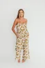 Leilani Geo Print Jumpsuit in Olive sold by Worth Collective