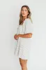 Eleanor Mini Dress in Ivory sold by Worth Collective