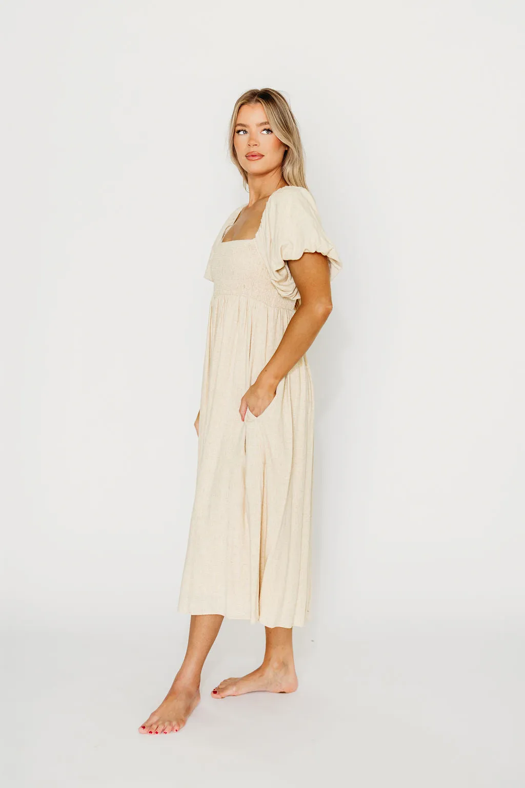 Rosalie Maxi Dress in Linen - Bump Friendly sold by Worth Collective product image thumbnail 3