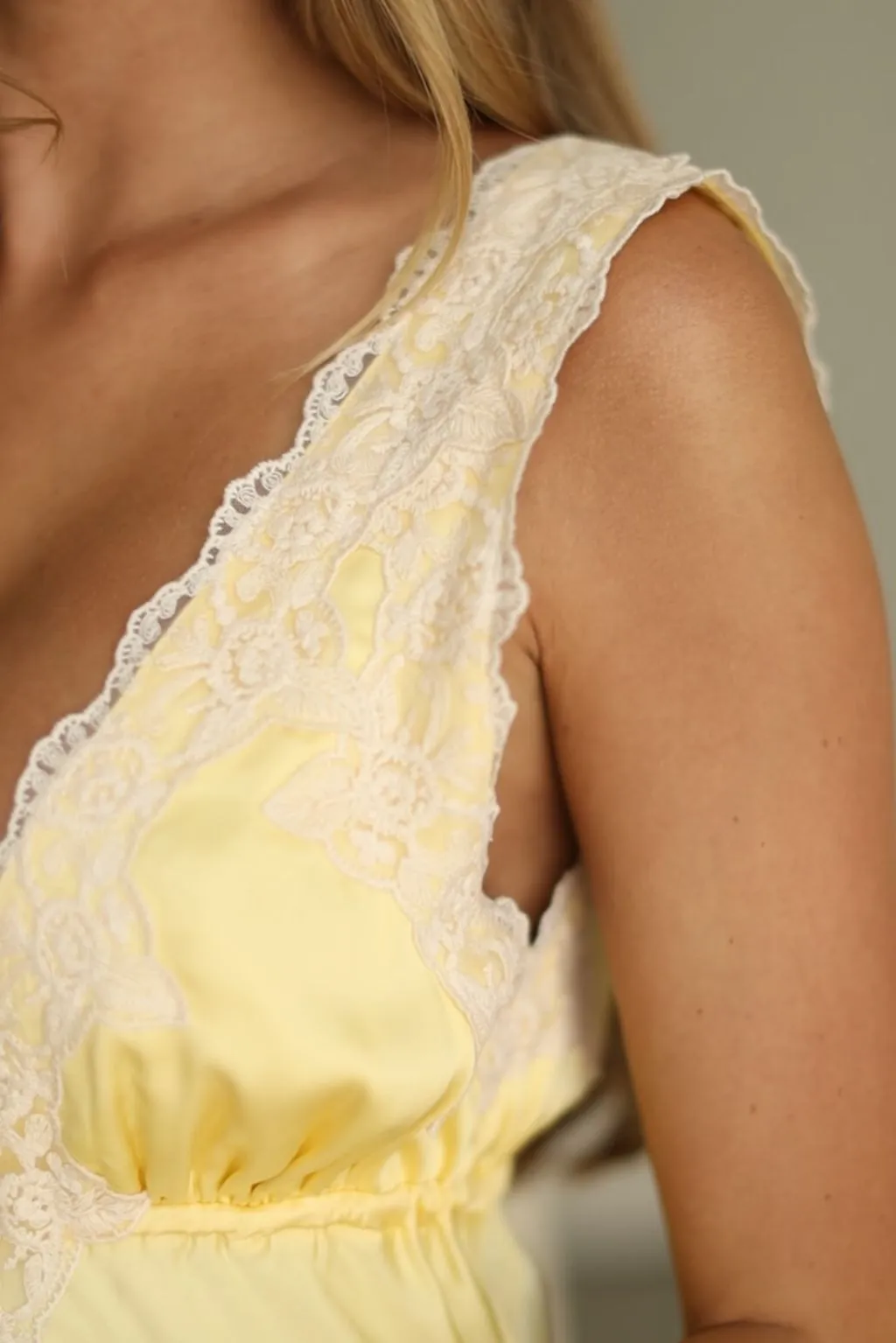 Seraphina Maxi Dress in Banana sold by Worth Collective product image thumbnail 5