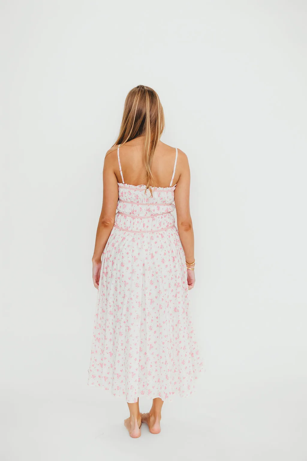 Vanessa Midi Dress in Pink *Final-Sale* sold by Worth Collective product image thumbnail 5