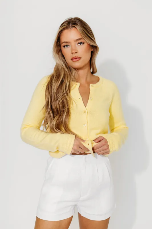 Seabrook Cardigan in Buttercream sold by Worth Collective