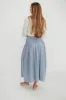 Rayne 100% Cotton Midi Skirt in Indigo sold by Worth Collective
