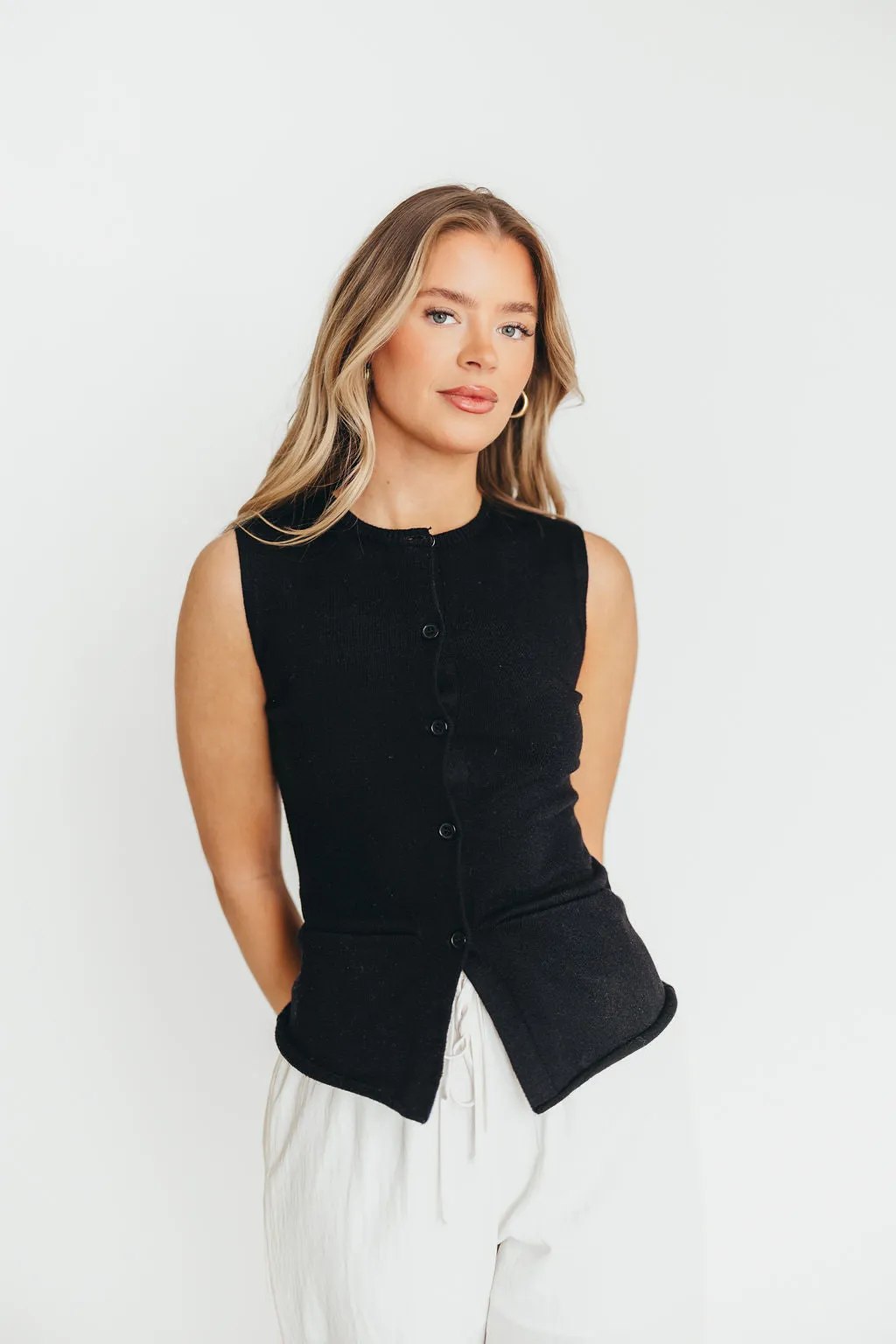 Mila Knit Top in Black - Nursing Friendly sold by Worth Collective product image thumbnail 4