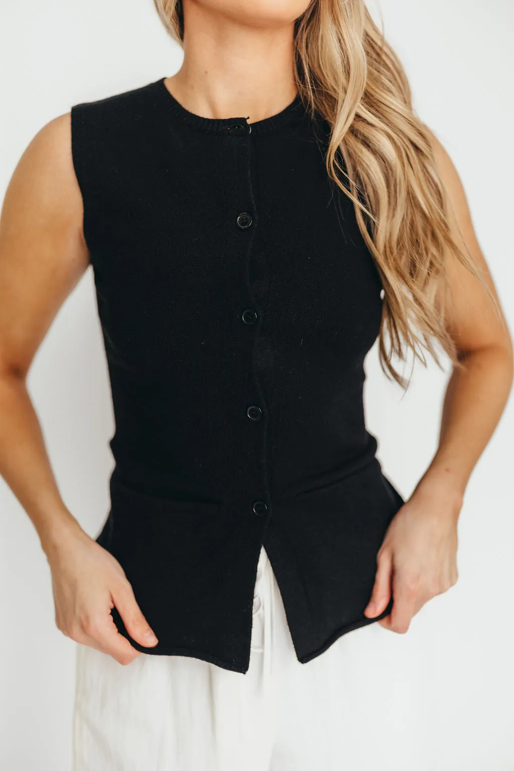 Mila Knit Top in Black - Nursing Friendly sold by Worth Collective product image thumbnail 2