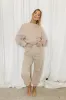Comfy Cozy Sweatpants in Mocha sold by Worth Collective