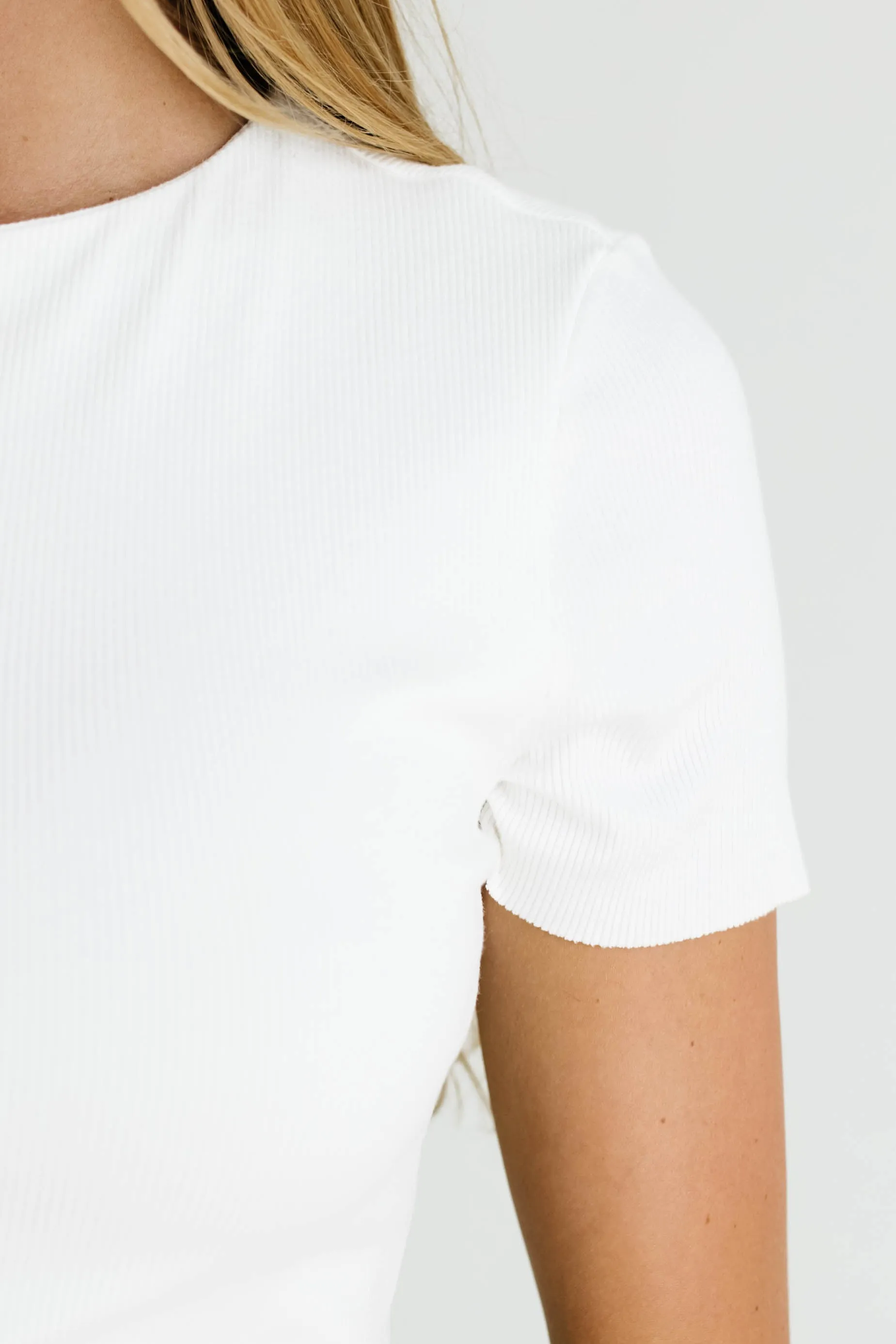 The Charlie Ribbed Maxi Dress in White - Bump Friendly *Final-Sale* sold by Worth Collective product image thumbnail 2