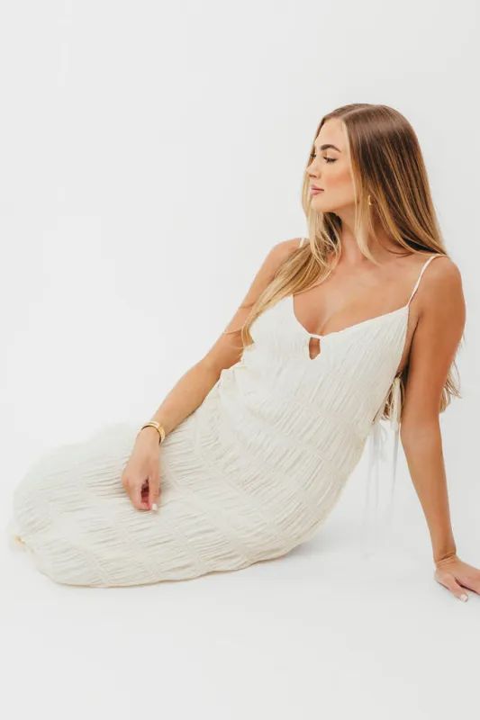 Gizelle Maxi Dress in Cream sold by Worth Collective