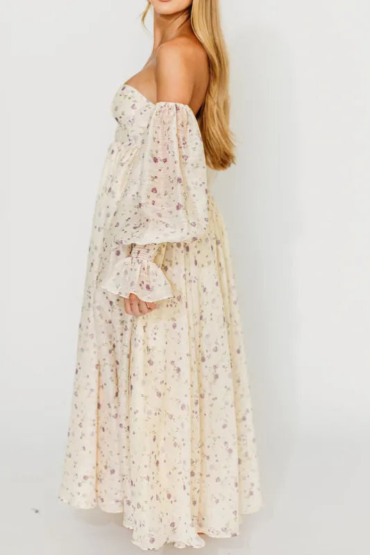 Dear Lily Maxi Dress in Lilac - Bump Friendly sold by Worth Collective