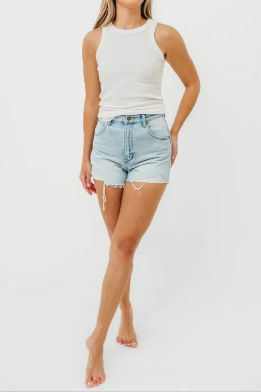 ROLLAS Mirage Short in Eva Blue sold by Worth Collective