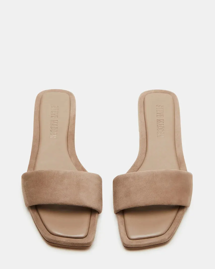 Lumina Taupe Suede Sandal *Final-Sale* sold by Worth Collective product image thumbnail 4