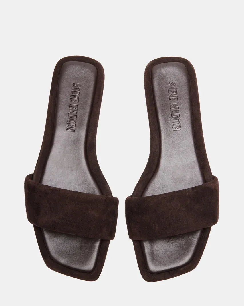 Lumina Brown Suede Sandal *Final-Sale* sold by Worth Collective product image thumbnail 4