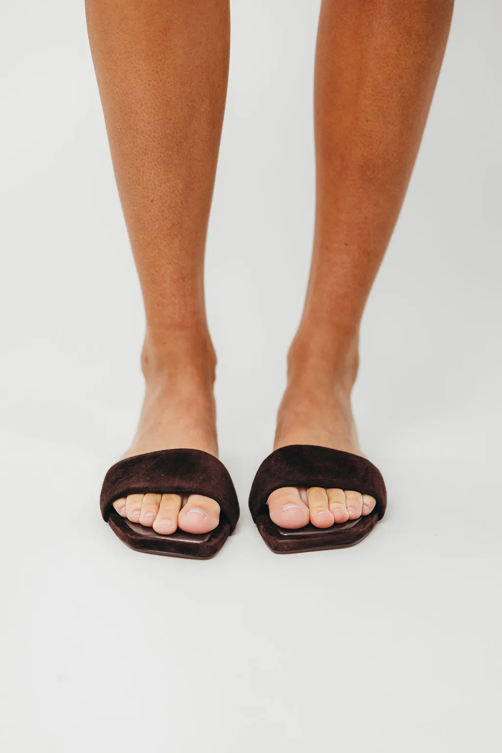 Lumina Brown Suede Sandal *Final-Sale* sold by Worth Collective