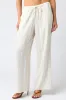 Hadid Stripe Pants in Natural/Black sold by Worth Collective