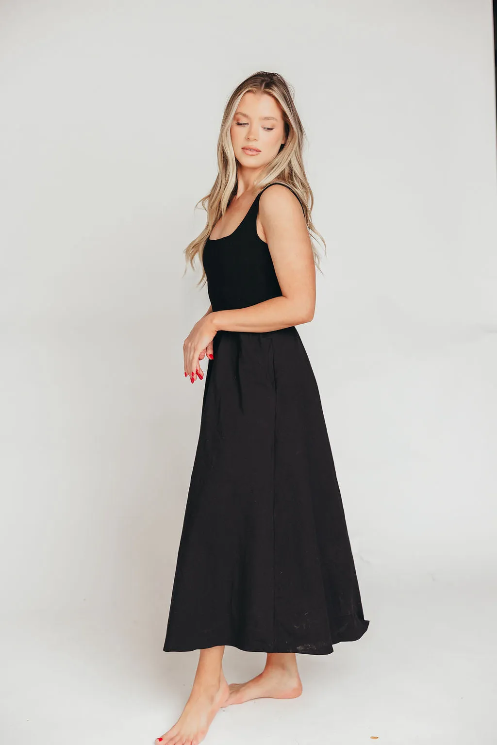 Lucinda Maxi Dress in Black sold by Worth Collective product image thumbnail 5