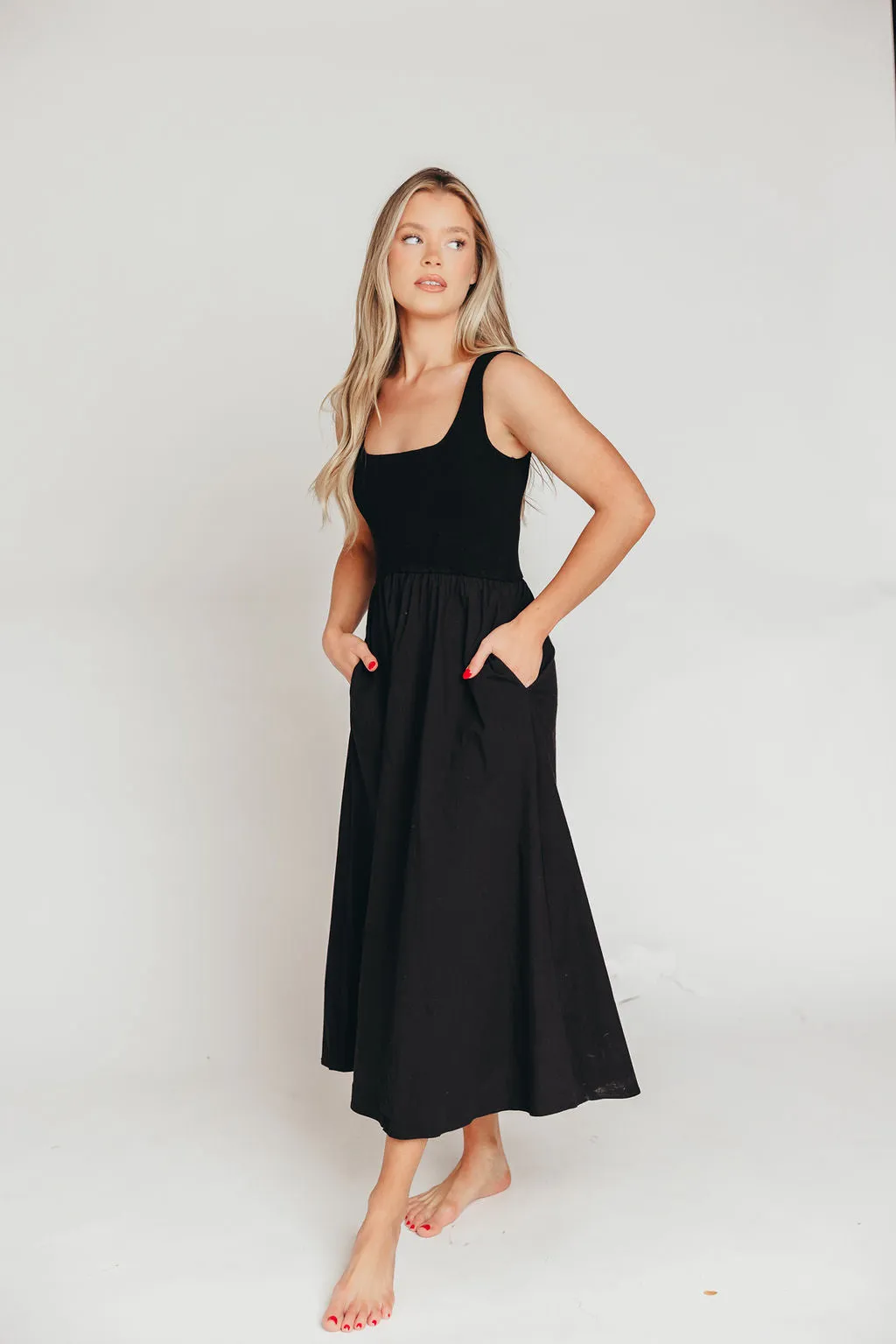 Lucinda Maxi Dress in Black sold by Worth Collective product image thumbnail 4