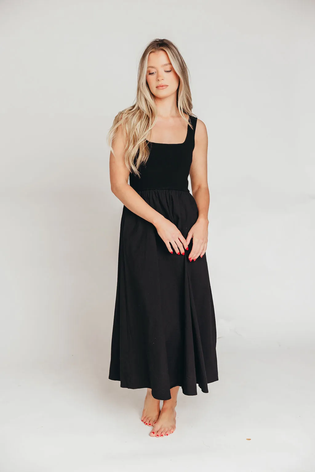 Lucinda Maxi Dress in Black sold by Worth Collective product image thumbnail 3