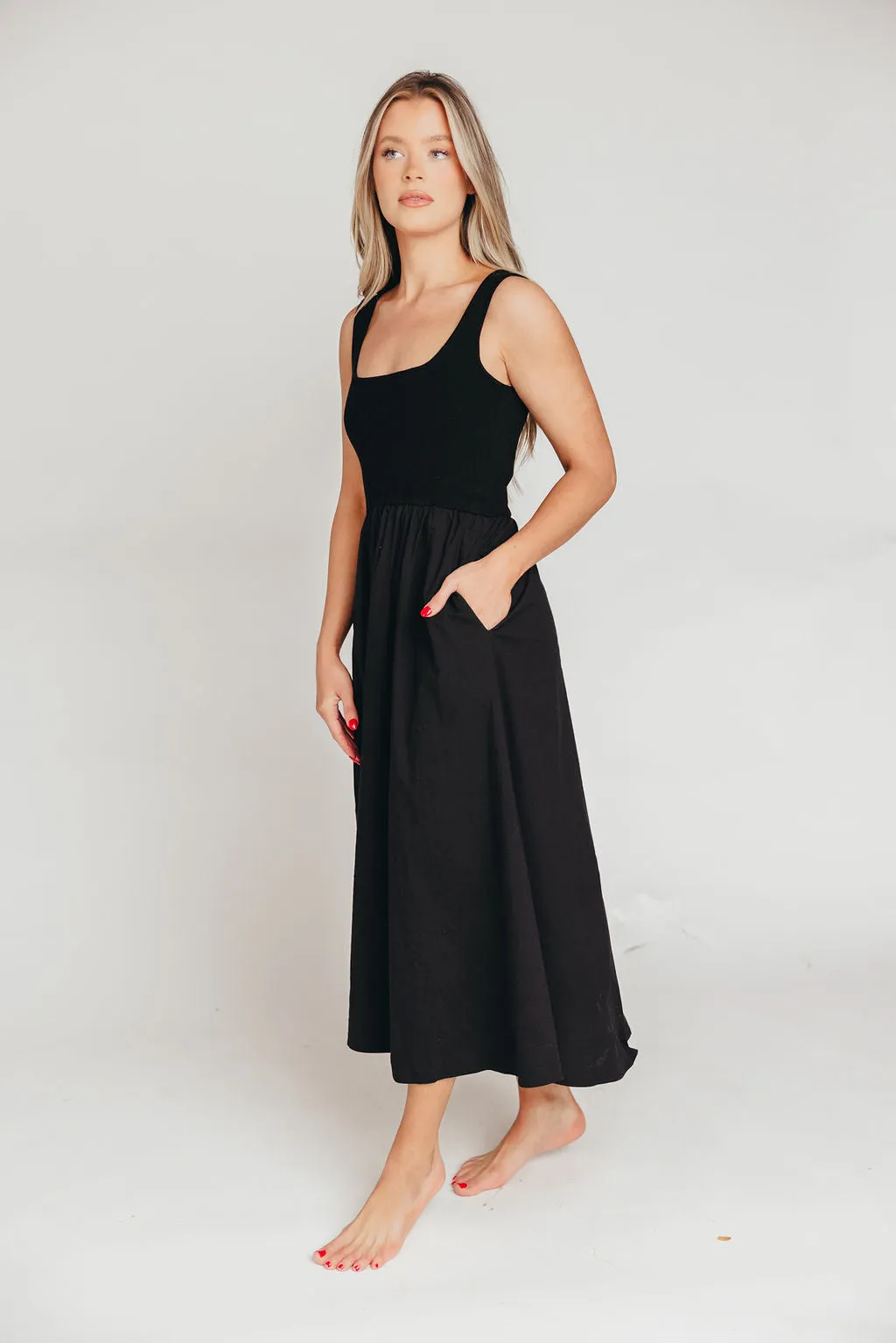 Lucinda Maxi Dress in Black sold by Worth Collective product image thumbnail 2