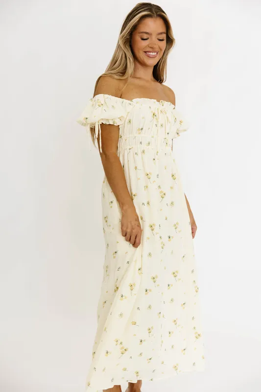 Savanna Steppe 100% Cotton Dress in Cream - Bump Friendly & Inclusive Sizing (S-3XL) sold by Worth Collective