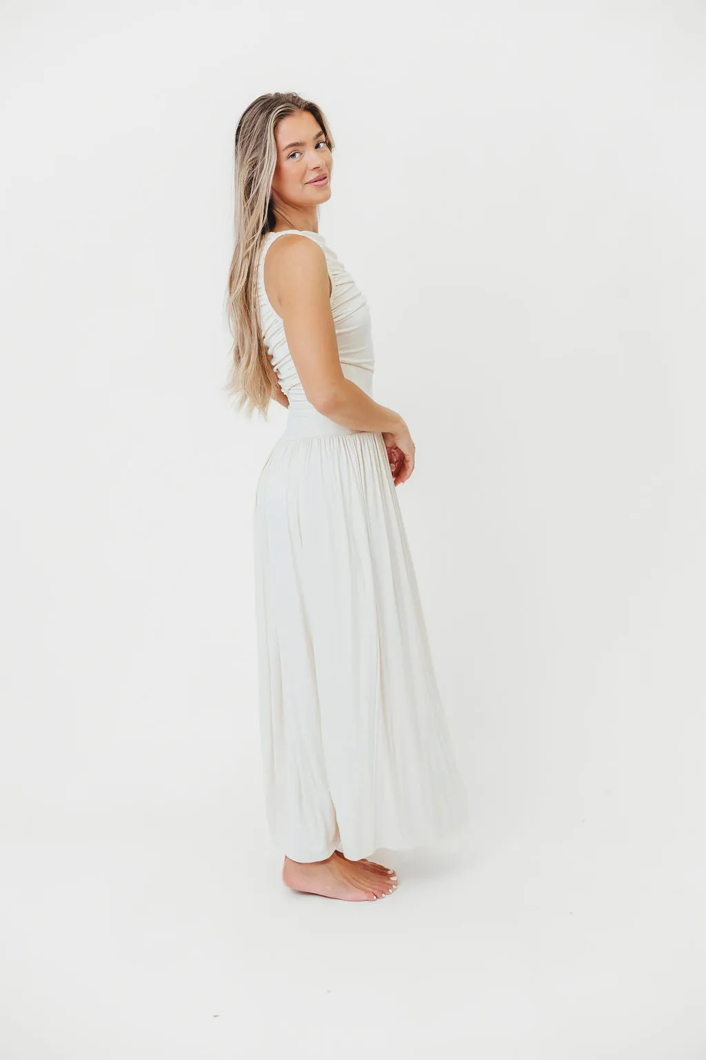 Leni Maxi Dress in Cream sold by Worth Collective product image thumbnail 3