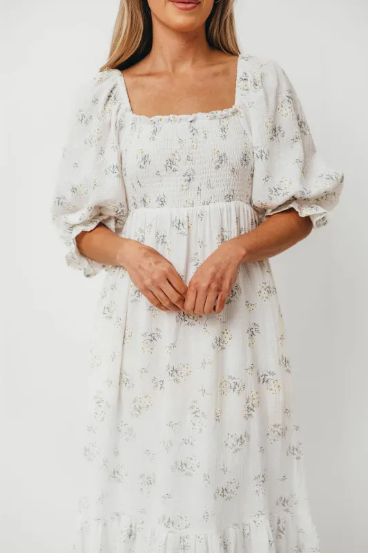 Livvy 100% Cotton Maxi Dress in Chamomile - Bump Friendly & Inclusive Sizing sold by Worth Collective