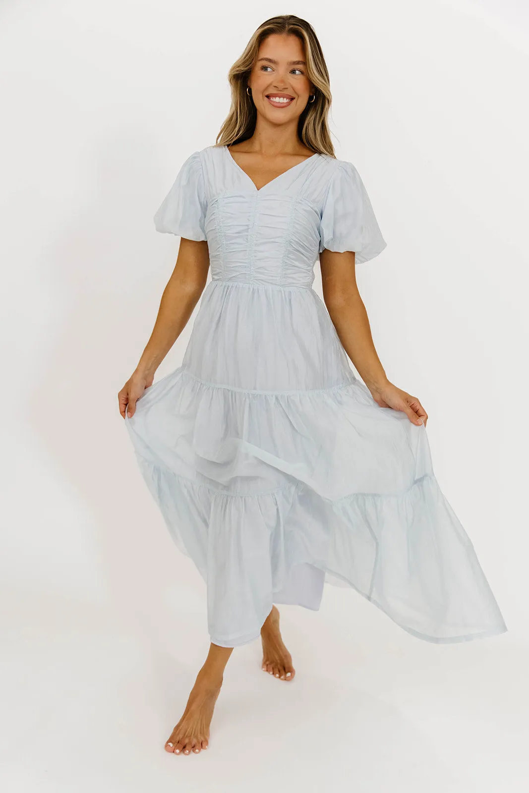 Renee Maxi Dress in Pale Blue sold by Worth Collective product image thumbnail 4