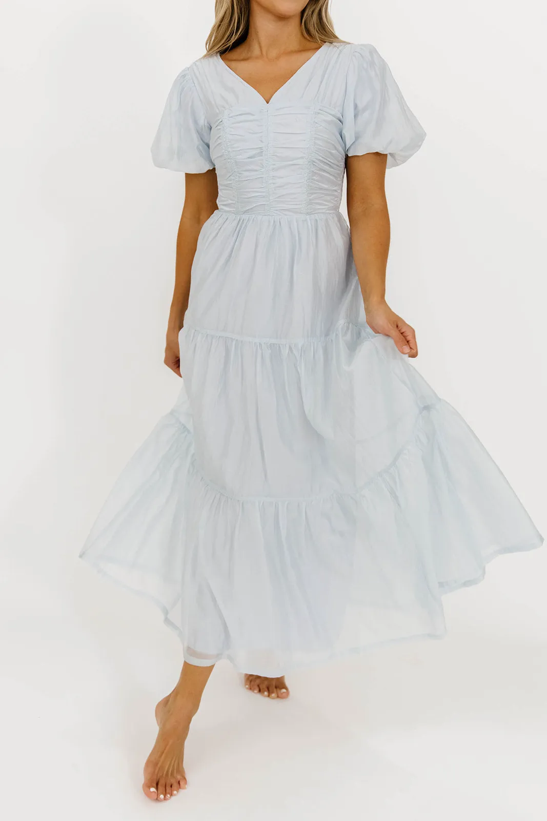 Renee Maxi Dress in Pale Blue sold by Worth Collective product image thumbnail 5