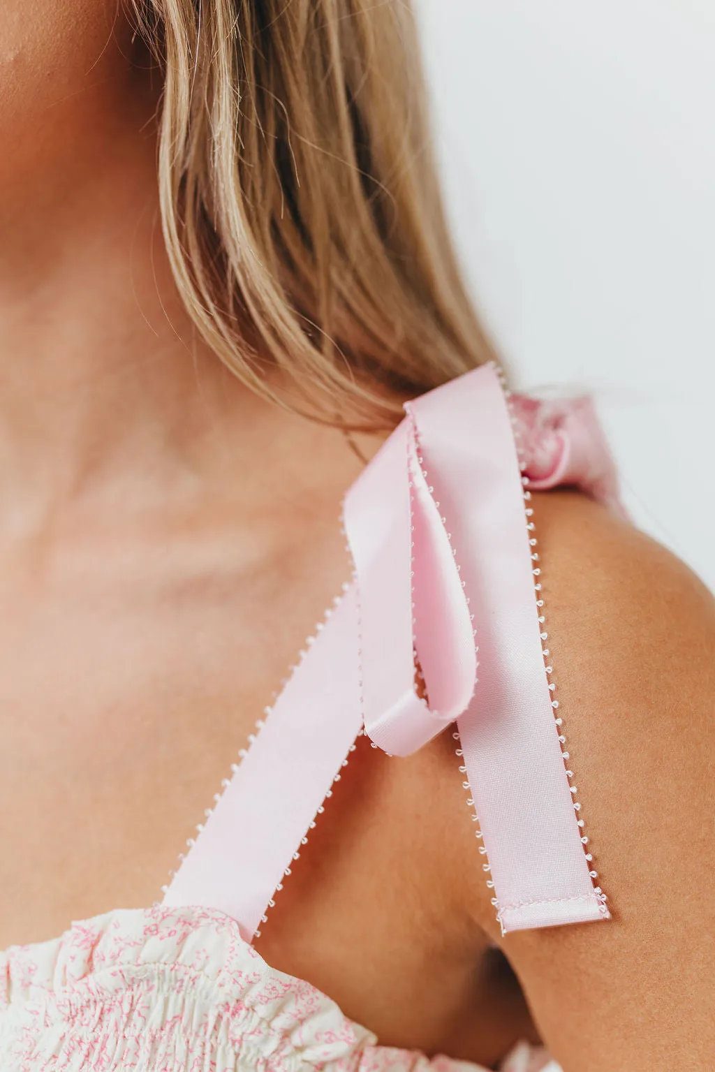 Lottie Tiered Maxi Dress in Pink Floral sold by Worth Collective product image thumbnail 4