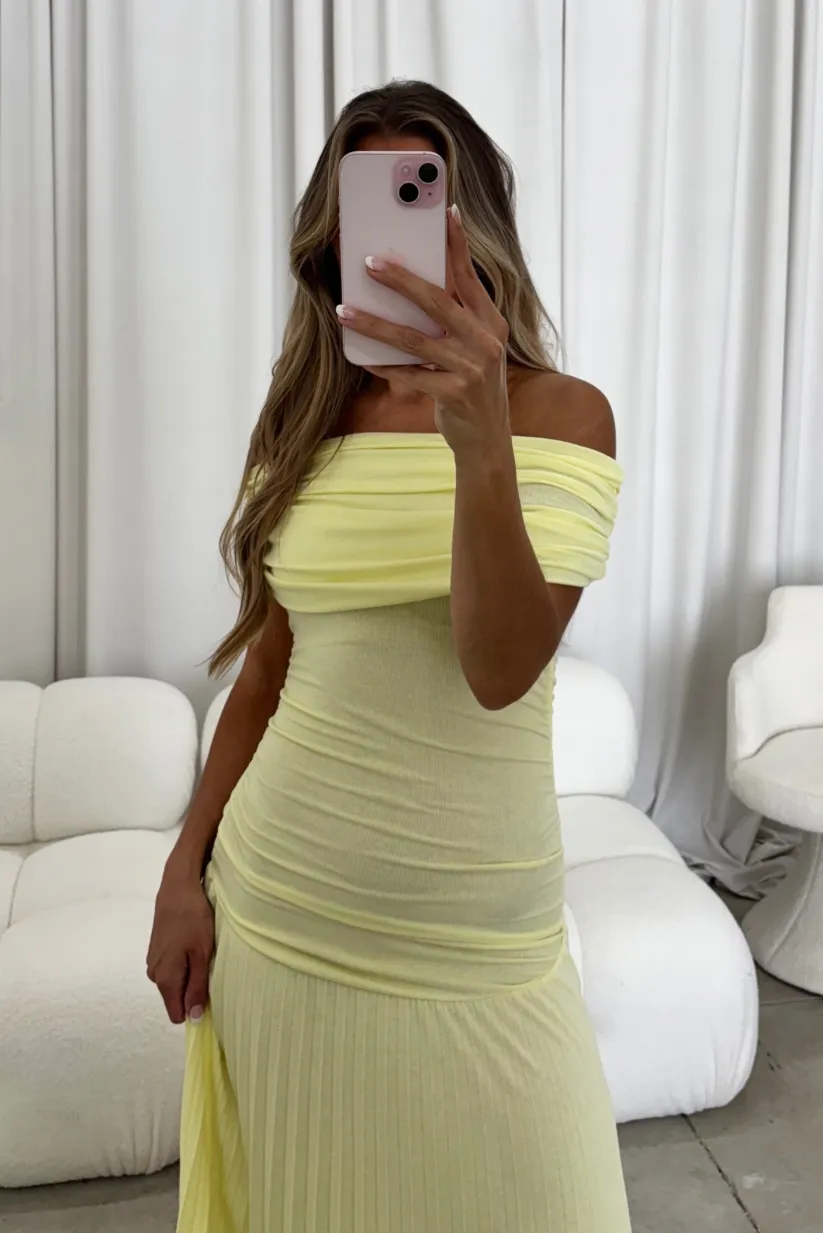 Halo Maxi Dress in Buttercream sold by Worth Collective product image thumbnail 4