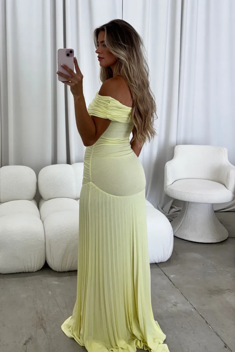 Halo Maxi Dress in Buttercream sold by Worth Collective product image thumbnail 5