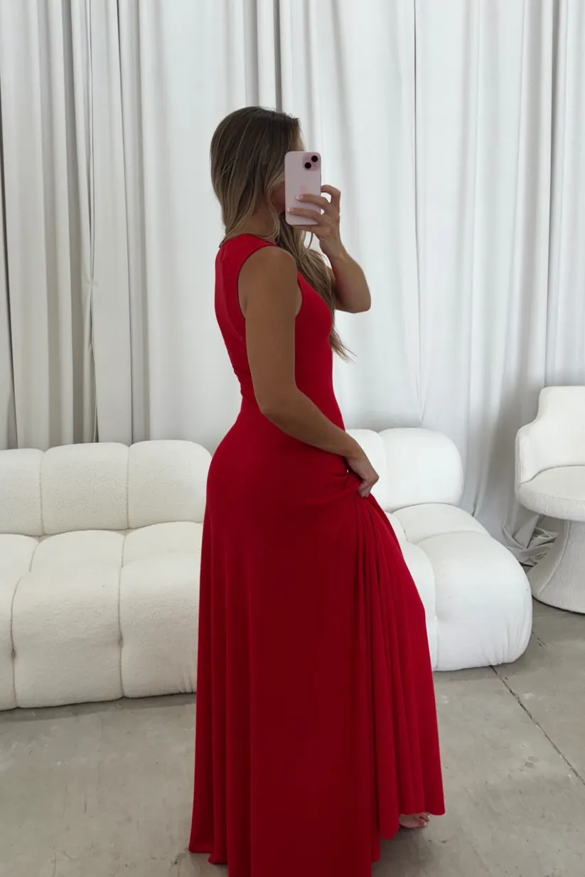 Effortless Maxi Dress in Shirley Temple sold by Worth Collective product image thumbnail 4