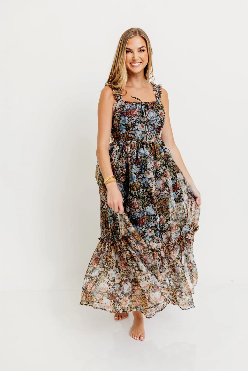 Jiana Maxi Dress in Black sold by Worth Collective product image thumbnail 2