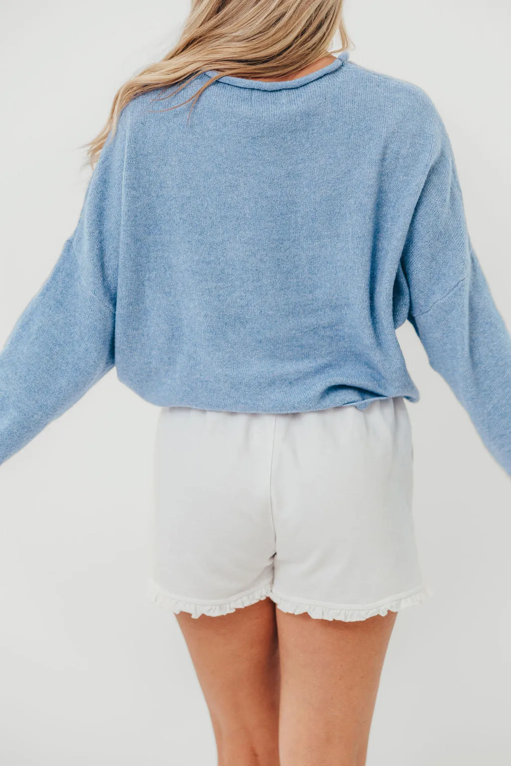 Piper Cardigan in Dusty Blue sold by Worth Collective product image thumbnail 3