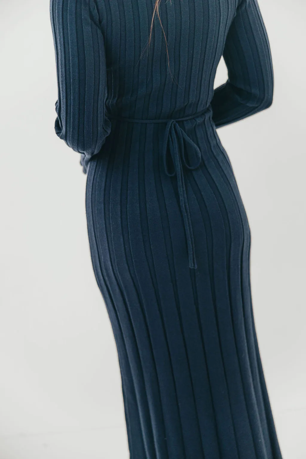 Colette Luxe Maxi Dress in Midnight Navy *Final Sale* sold by Worth Collective product image thumbnail 5