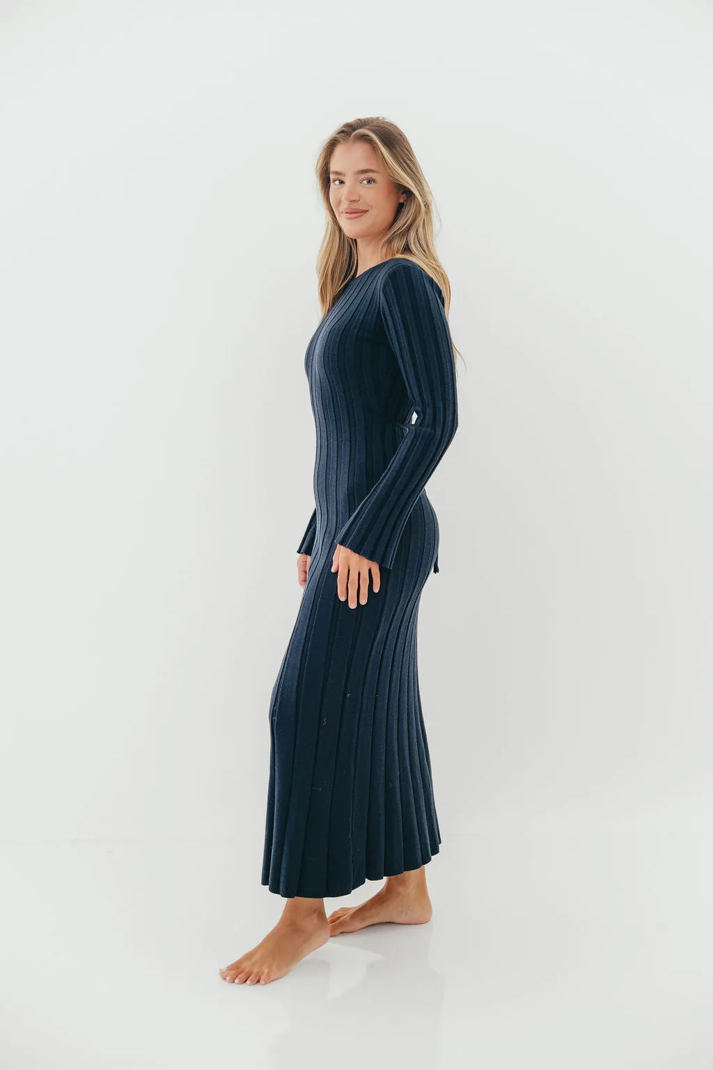 Colette Luxe Maxi Dress in Midnight Navy *Final Sale* sold by Worth Collective product image thumbnail 4