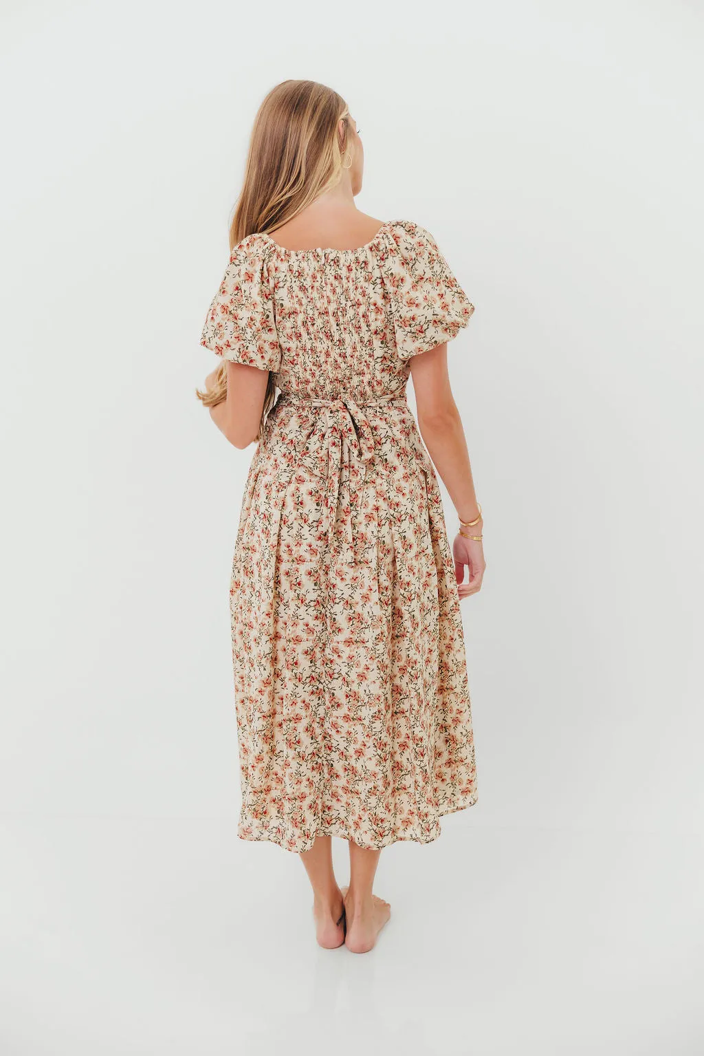 Milania Midi Dress in Ivory Floral *Final Sale* sold by Worth Collective product image thumbnail 5