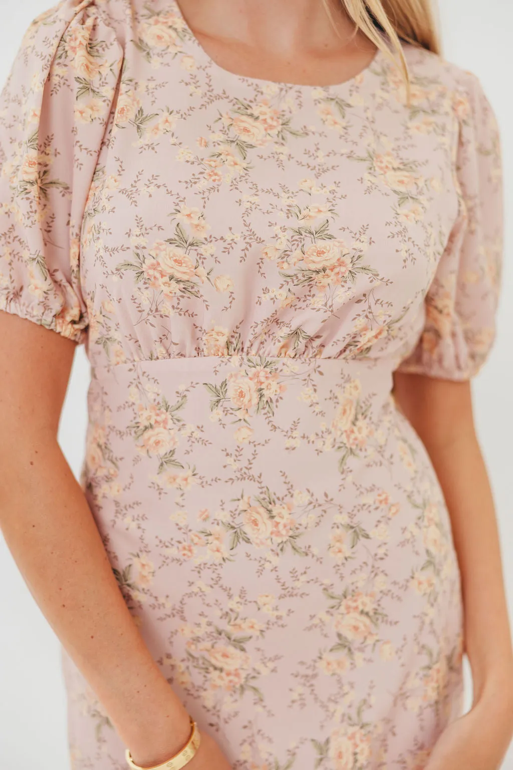 Annie Maxi Dress in Dusty Rose sold by Worth Collective product image thumbnail 4