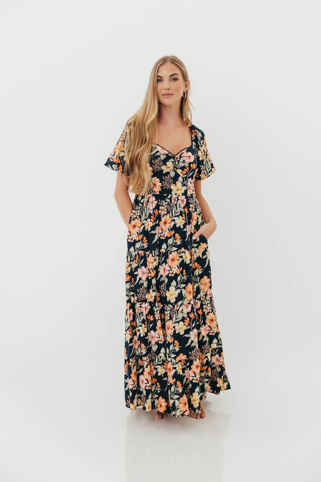 Francine Maxi Dress in Midnight Floral sold by Worth Collective product image thumbnail 2